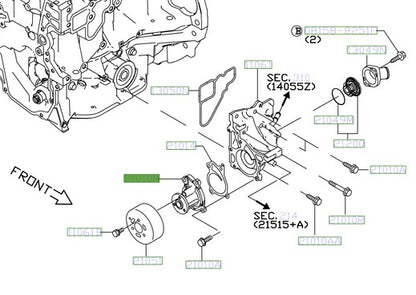 Bomba Agua Original Nissan New Versa 1.6 2020/2025