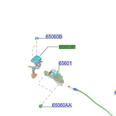 Cerradura Chapa Capot Nissan Versa 1.6 2019/2025 65603-5EF0A