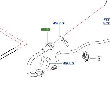 Manguera Freno Original Nissan Qashqai 2.0 2014/2021