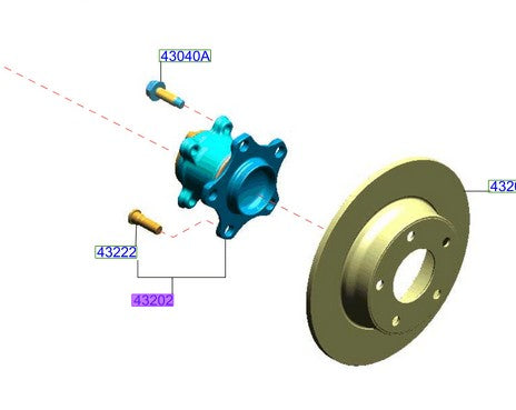 Maza Trasera Original Nissan Sentra 2.0 2020/2025