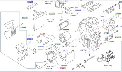 Blower Original Nissan March 1.6 2014/2018