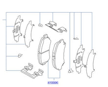 Juego Pastillas Delanteras Originales Nissan Qashqai 2.0 2014/2021