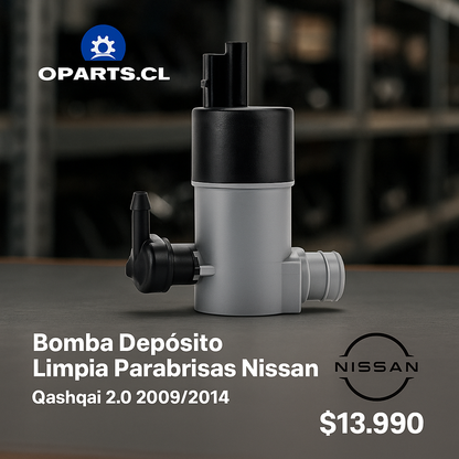 Bomba Depósito Limpia Parabrisas Nissan Qashqai  2.0 2009/2014
